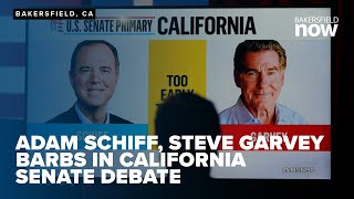 Steve Garvey, Adam Schiff trade barbs in California Senate Debate