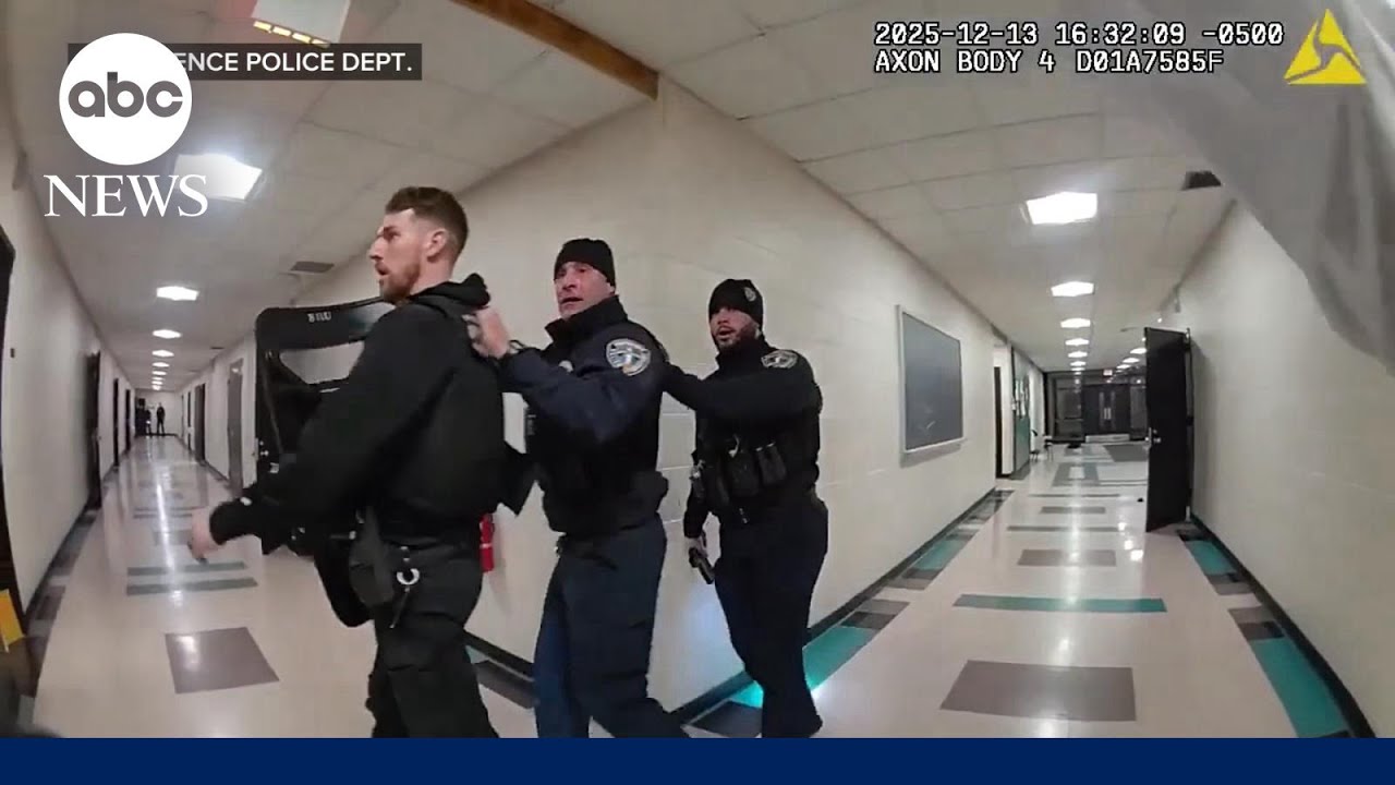 Police release body camera footage of Brown University shooting aftermath