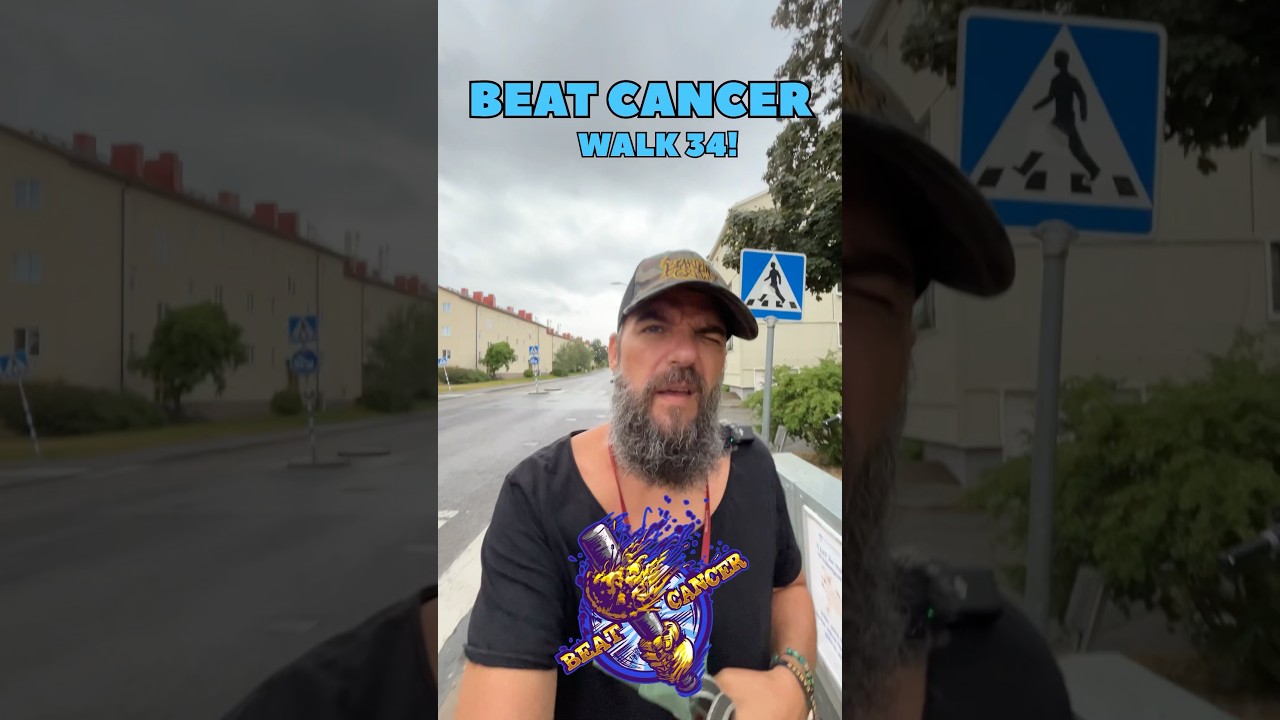 BEAT CANCER walk day 34! Together we can do it! #fcancer #BeatCancer #vlog #cancer