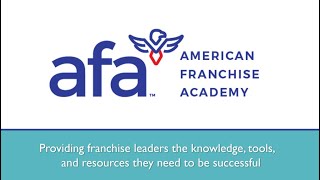 Information American Franchise Academy - Training for Unit Managers, District Managers & Multi-Unit Franchisees Guide