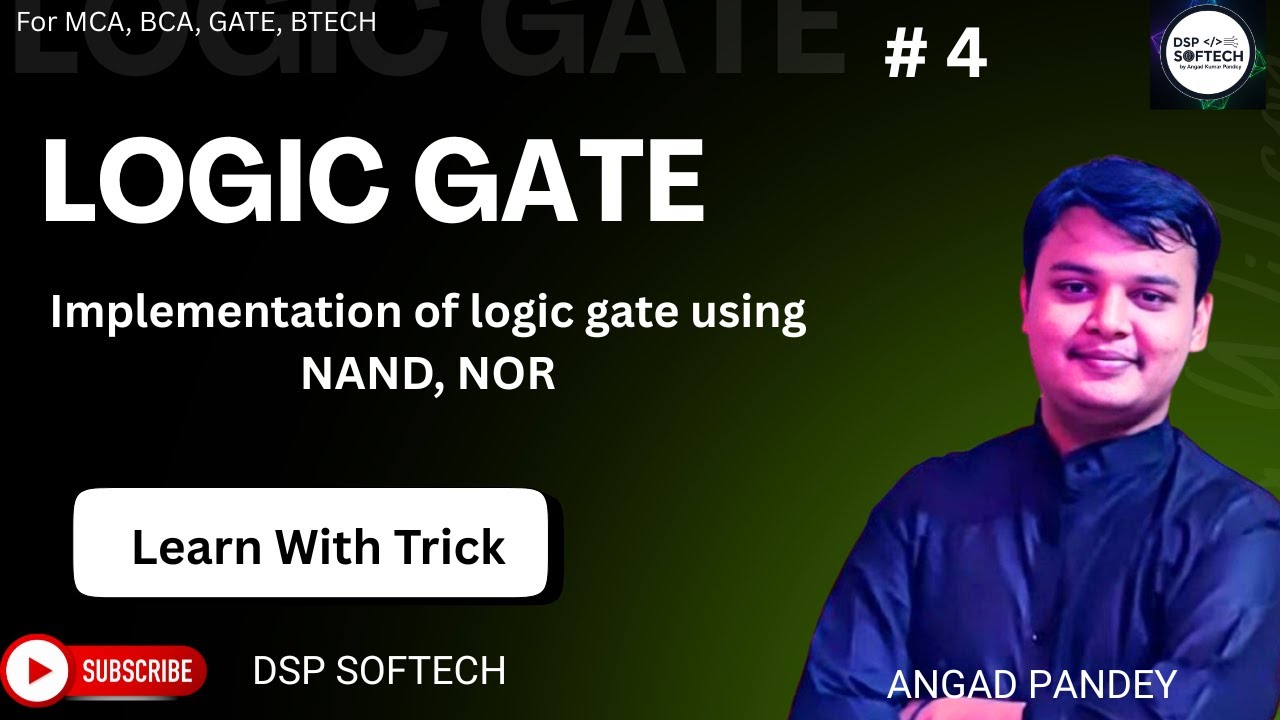 #4 Implementation of Logic Gates Using NAND and NOR | Universal Gates in Digital Electronics