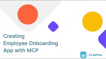 Build an Employee Onboarding App with AI ⢸ Clappia MCP Integration ⢸ No-Code Low-Code Platform