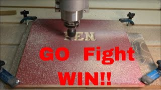 Football sign CNC