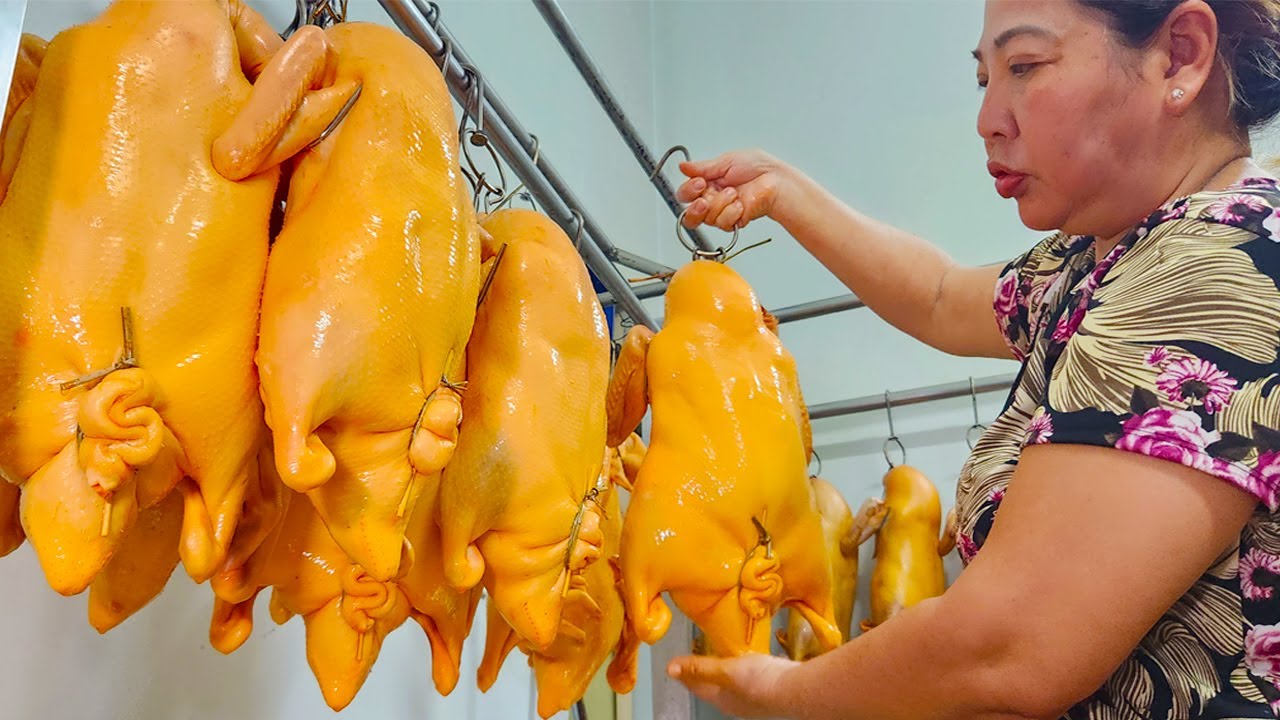 Vịt quay Người Hoa hơn 40 năm | Cách quay vịt da giòn màu đẹp