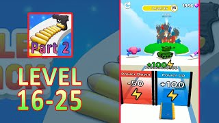 Bullet Stack - Gameplay Walkthrough || Part 2 All Levels 16-25 || Max Gun Level (iOS, Android)