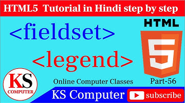 fieldset & legend tag-HTML5