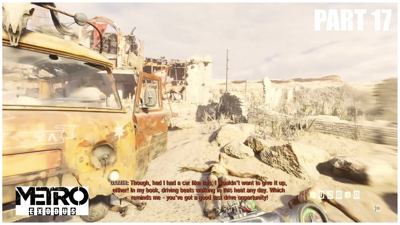 Metro Exodus The Caspian Sea Searching for a car Part 17 YouTube