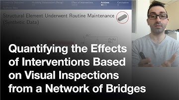 Quantifying the Effects of Interventions Based on Visual Inspections from a Network of Bridges