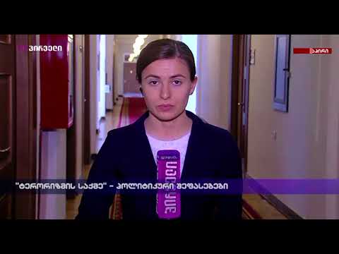 \"ტერორიზმის საქმე\" - პოლიტიკური შეფასებები