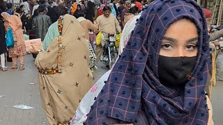 🇵🇰 PAKISTAN WALKING TOUR, HYDERABAD WALKING TOUR, SHAHI BAZAAR, PAKISTAN BAZAAR, 4K, شاہی بازار