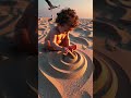 Baby have a magic trick #baby #funny #cute #shorts #ai #beach #magic #sand #trick #love