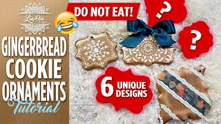 SO CUTE! Gingerbread Cookie Holiday Ornaments - Epoxy Resin Art Tutorial | DIY Gifts for Christmas by LiaDia Designs 1,950 views 1 year ago 33 minutes