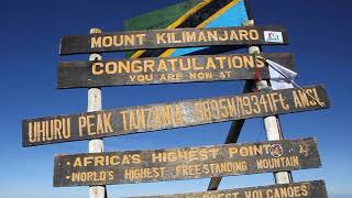 MarDe Dani en Tanzania, Kilimanjaro, Kilimanjaro Summit Uhuru Peak 5.895 m.