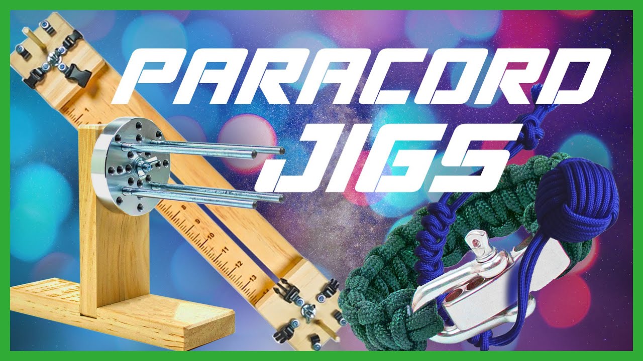 POWER PARACORD 2 in 1 Monkey Fist Jig Paracord Jig Adjustable Length  Paracord Jig Bracelet Maker Kit Metal Weaving DIY Craft Paracord Tools