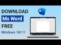 MS Word 2021 Download &amp; Install | Official Setup | Windows 10/11