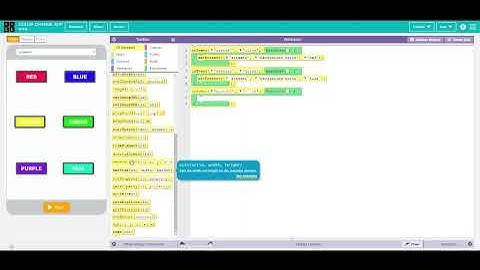 HOW TO MAKE COLOR CHANGING APP IN CODE.ORG