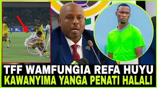 Tff Watangaza Kumfungia Refa Aliyechezesha Mechi Ya Yanga Na Azam Amewanyima Yanga Penati...