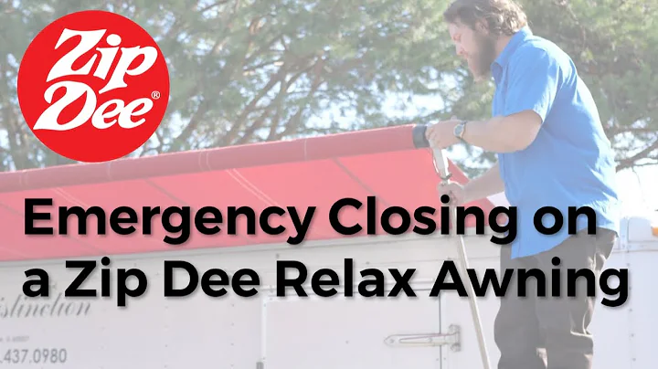 Emergency Closing on a Relax Awning