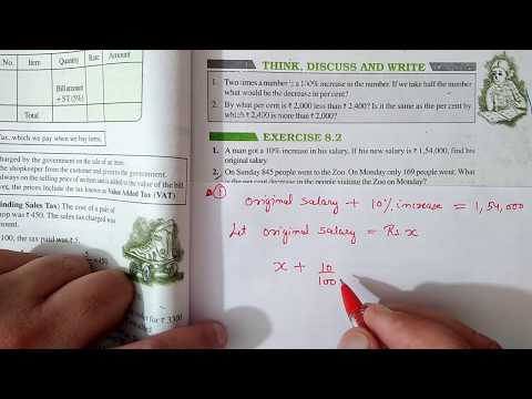 Ex.8.2 Q.1 Chapter:7 Comparing Quantities | Ncert Maths Class 8 | Cbse.