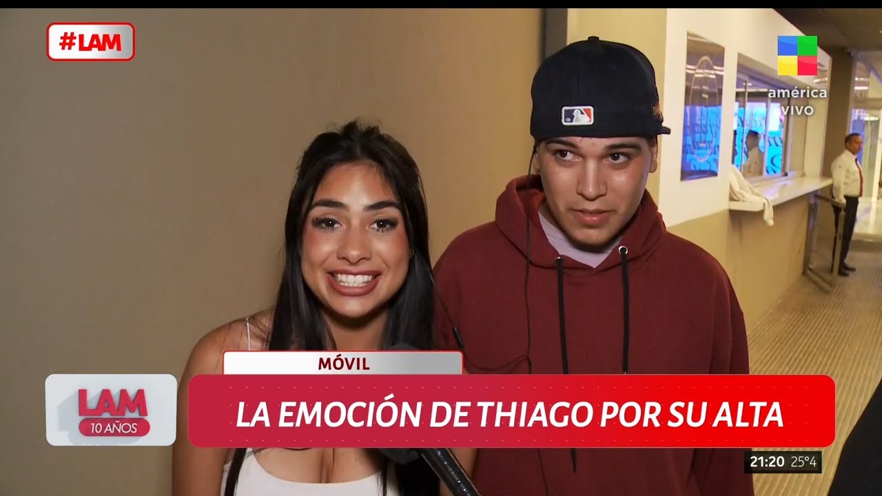 🤩 THIAGO MEDINA HABLA DESPUÉS DE SU INTERNACIÓN