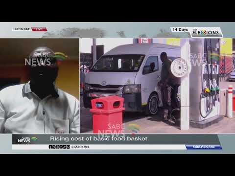 Rising cost of basic food basket