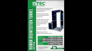 Human Disinfection / Sanitizing Decontamination Misting Shower Tunnel - İnsan Dezenfeksiyon Kabini