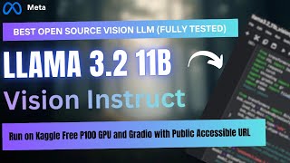 llama-3.2 11b: on Kaggle Free GPU and public gradio access (fully tested)