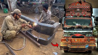 Amazing Handmade Process of Hino Truck Bumper | How to Build a Front Bumper For A Heavy Duty Truck
