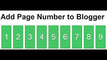 How to Add CSS Button Page Number to Blogger Part - 18