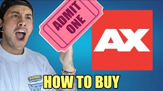 How to buy Anime Expo (AX) tickets