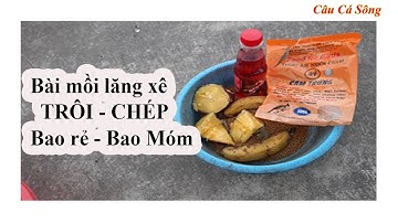Câu Đài Miền Bắc | Bài Mồi Lăng Xê Trôi Chép Bao Rẻ Bao Móm