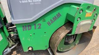 HAMM HD12 Double vibratory roller with spray nozzles ser#300444