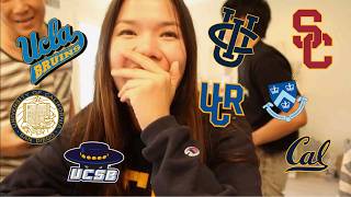 2026 COLLEGE DECISION REACTIONS  *VERY VERY REALISTIC* (UCs, privates, etc.)