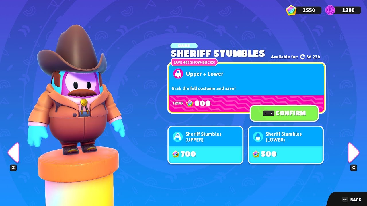 Fall Guys New Item Shop