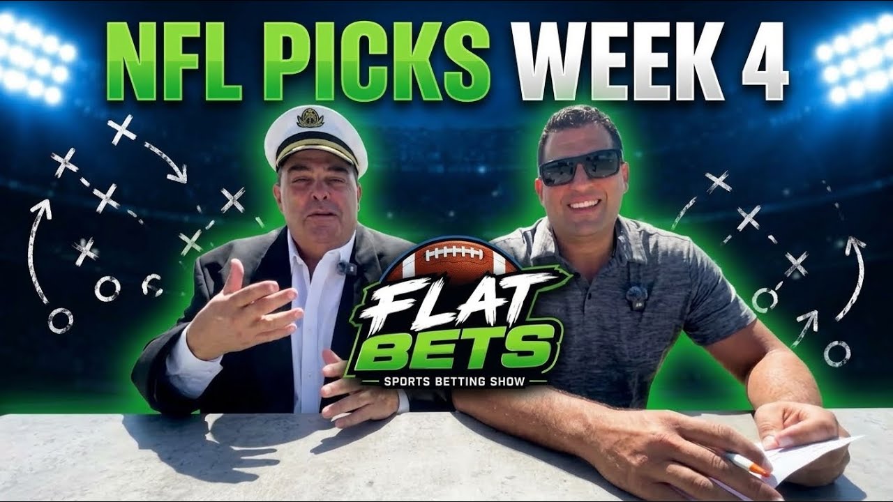 FLAT BETS NFL PICKS WEEK 4