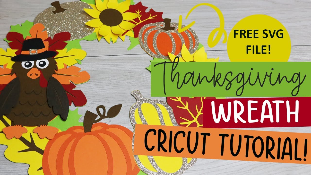 How to Make a Layered Thanksgiving Wreath with Cricut 