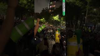 ¡Se pusieron conos en la cabeza y esto pasó en el Ángel de la Independencia! 😂