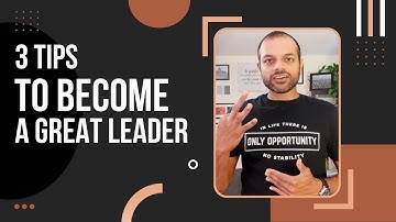 3 Tips to Become a Great Leader - Raj Subrameyer