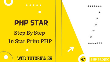 Z Star Pattern Print In PHP | Step By Step Z Star Pattern Print In PHP | Web Tutorial 39 #star