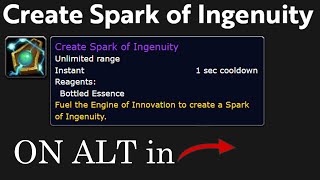 Spark of Ingenuity Dragonflight Alt Quest in under 6 min