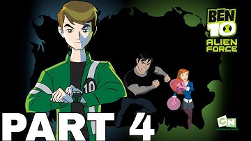 Ben 10: Alien Force Vilgax Attacks - Terradino - Gameplay Walkthrough Part 4 - (PSP)