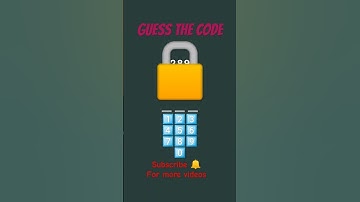 guess the code @crafterfaiqa865 #shorts #yt #ytshorts #youtubeshorts #code #youtubeshort
