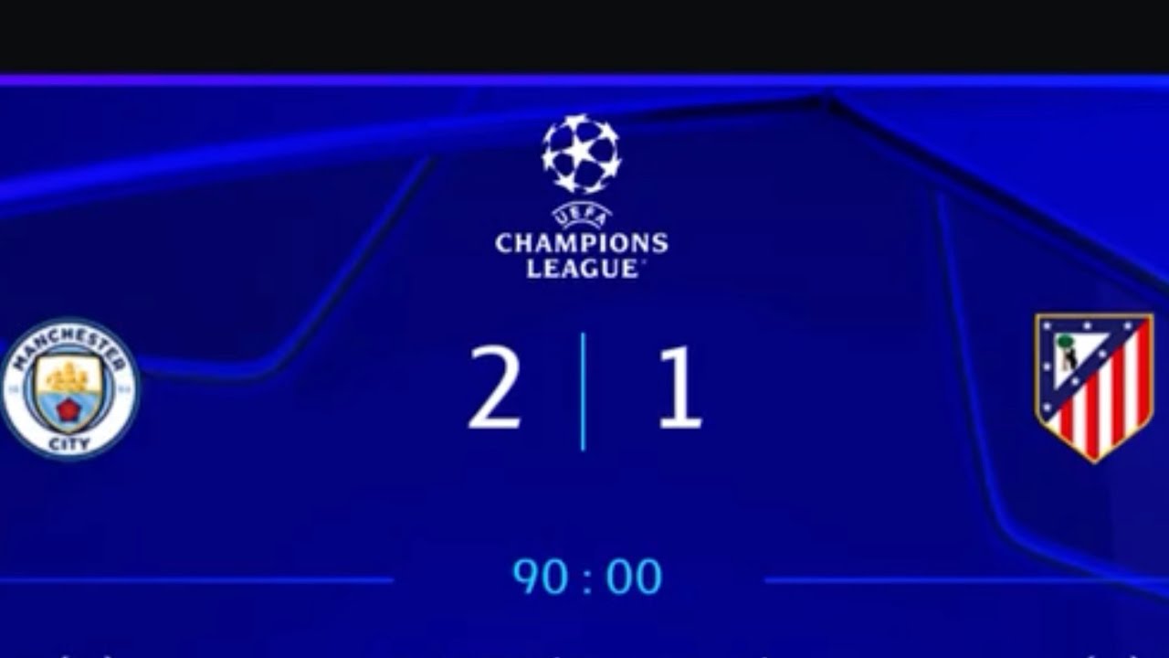 [FC Mobile]UEFA Champion League. Quarter-Finals- Man City 2-1 Atlético Madrid.
