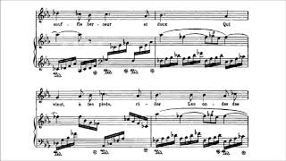 Gabriel Fauré – Clair de Lune, from “Cinq Mélodies "de Venise" Op. 58 (1891) [Score]