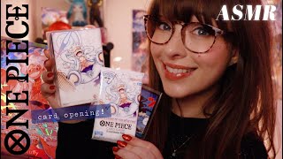 ASMR ‍☠ One Piece Awakening of the New Era  TCG Pack Opening! ((with gentle crinkles & tapping!))