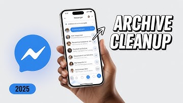 How to Clean Archived Messages in Facebook Messenger!