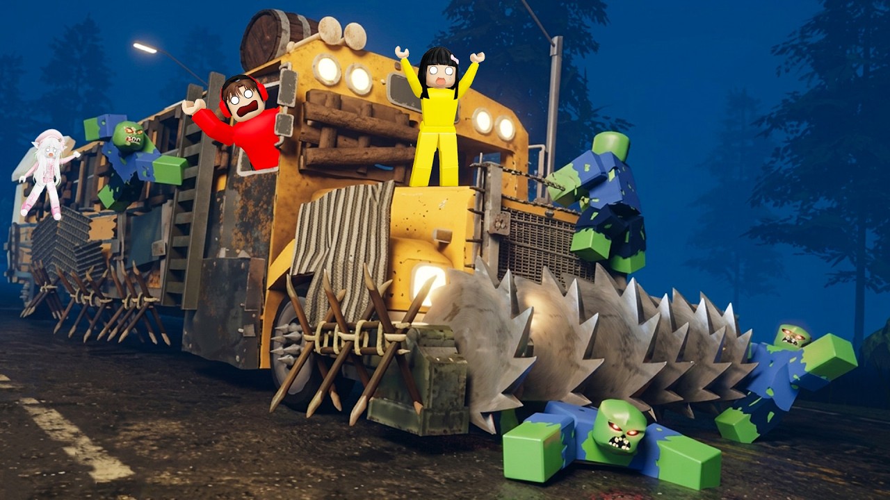 Yuta Mio Hidup Di Bus Selama 100 Hari Untuk Bertahan Dari Kiamat Zombie | ROBLOX