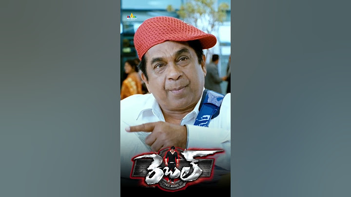 Brahmanandam Ultimate Comedy | #Rebel | #shorts | #youtubeshorts | #SriBalajiVideo