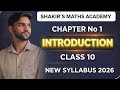 Introduction of class 10 New Maths||New Syllabus 2026 Lahore Board