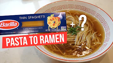 Can you use spaghetti to make ramen?